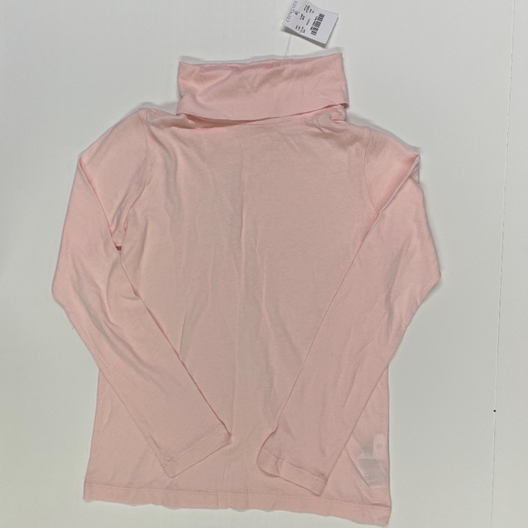 J.Crew Girls Pink Tissue Turtleneck Size 10 NWT - Picture 1 of 3